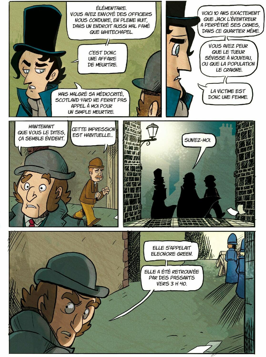 Sherlock Holmes: L'Ombre de Jack L'Éventreur - La BD Dont Vous Êtes le Héros Page