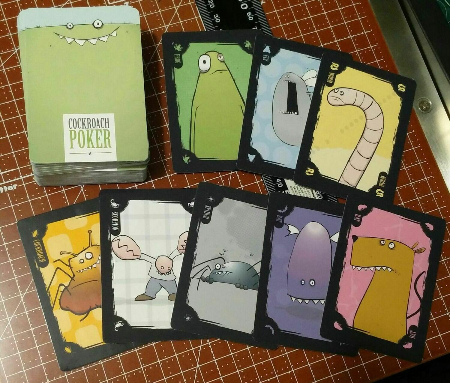 Le Poker des Cafards Cartes