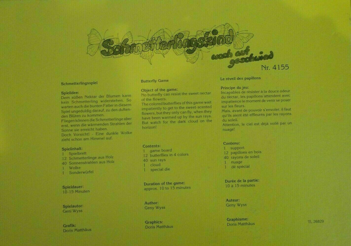 Schmetterlingskind: Wach auf Geschwind Back