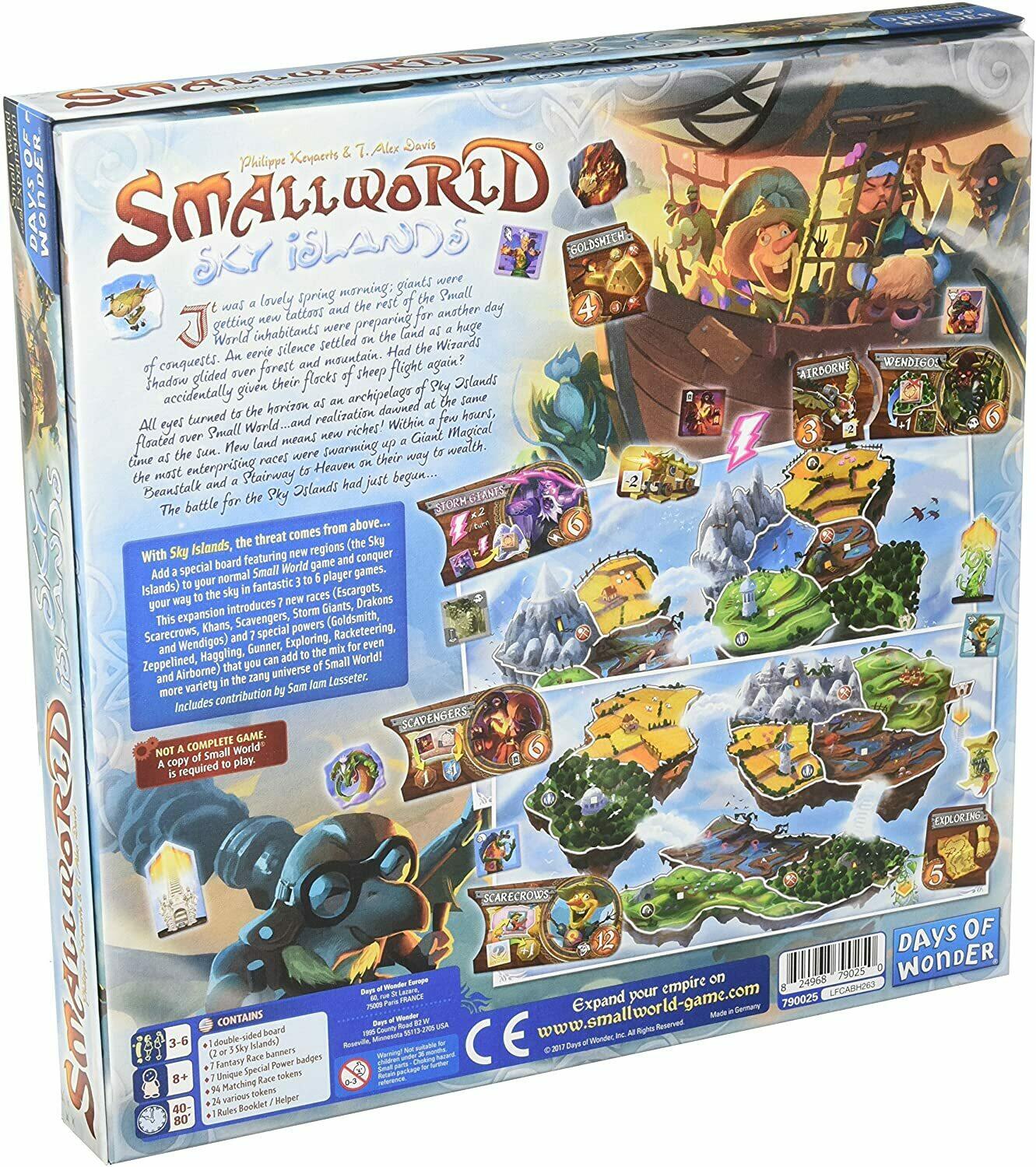 Small World: Sky Islands English Back 3d