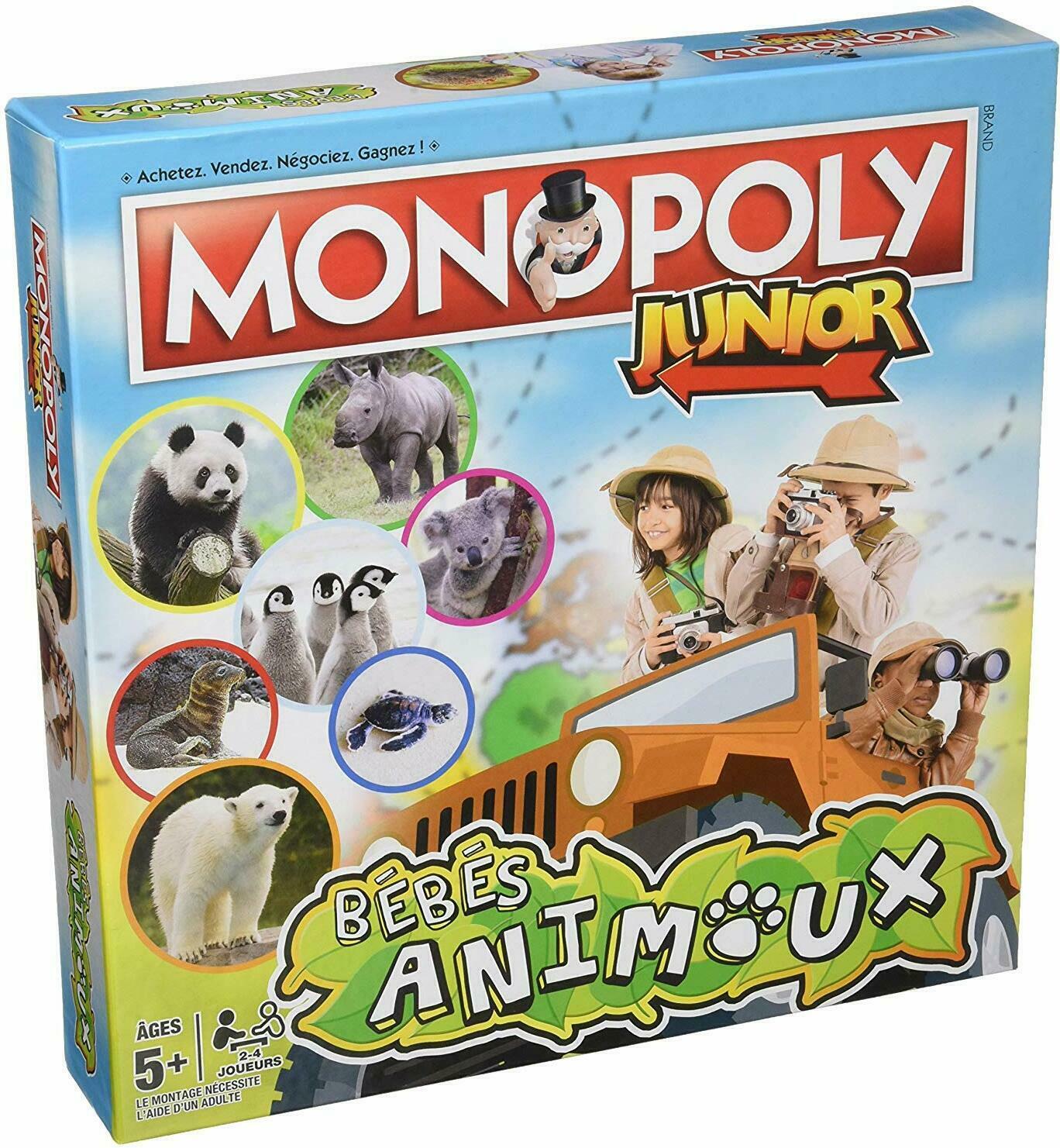 Monopoly: Junior - Bébés Animaux Cover 3d