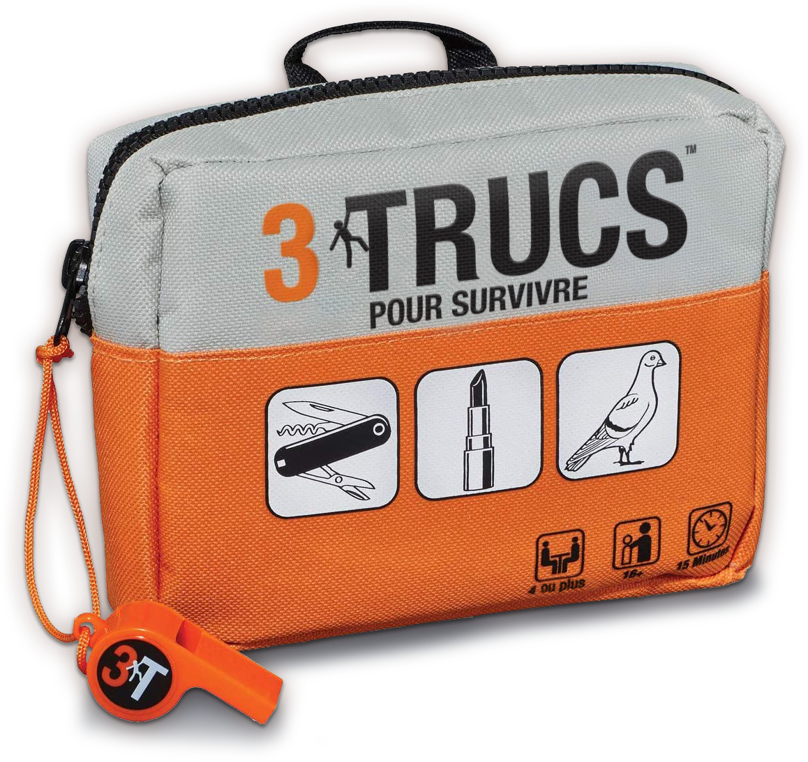 3 Trucs pour Survivre Cover Transparent