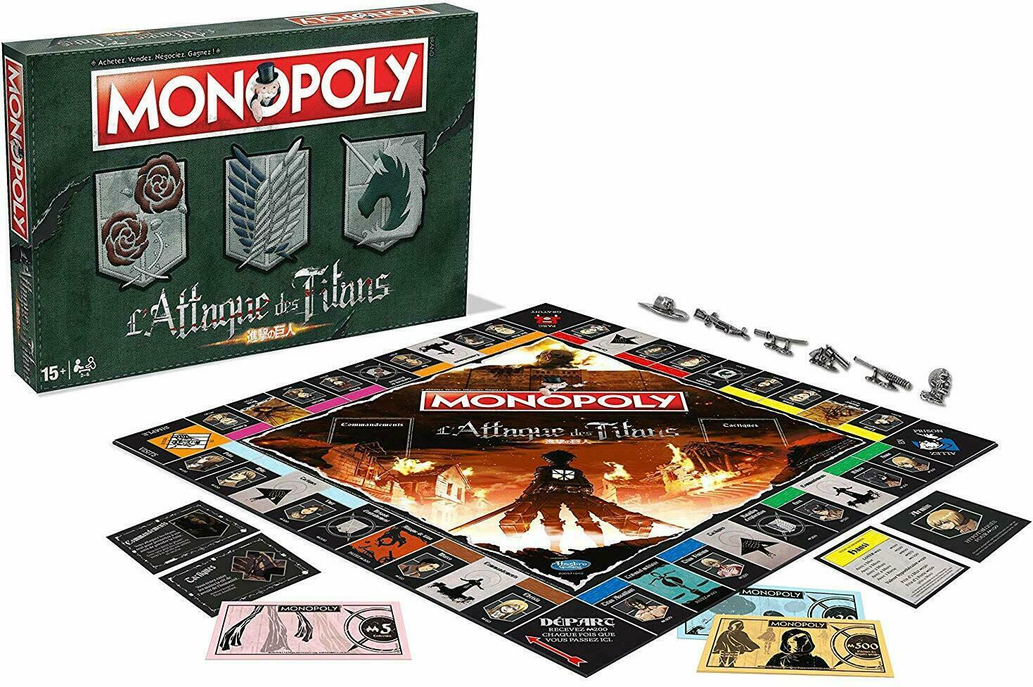 Monopoly: Attaque des Titans Eclate