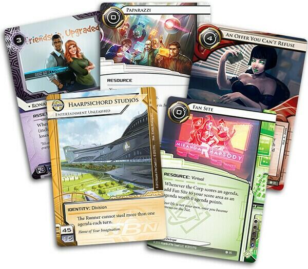 Android: Netrunner - Le Vieil Hollywood Cartes