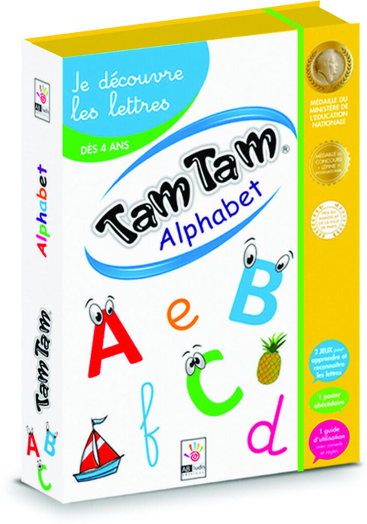 Tam Tam: Alphabet Cover 3d