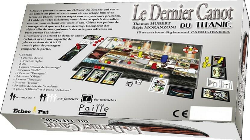 Le Dernier Canot du Titanic Back 3d