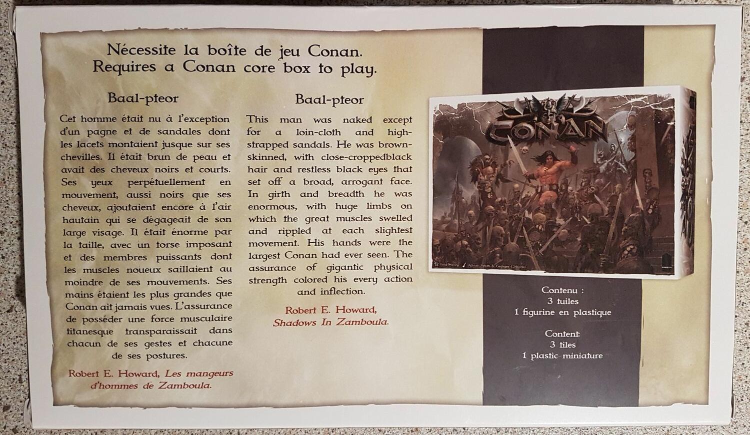 Conan: Baal-pteor Back 3d