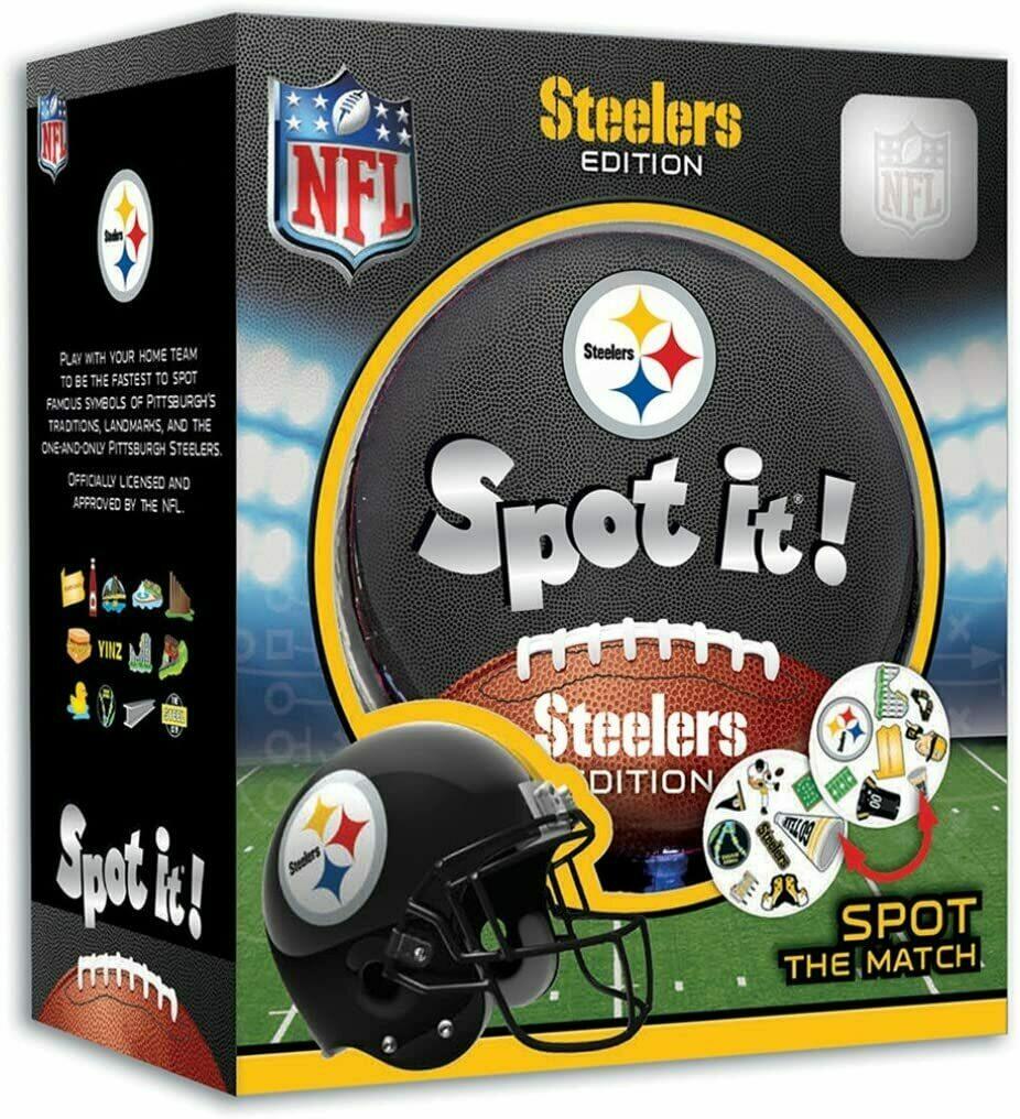 Spot it! Pittsburgh Steelers Edition Cover 3d