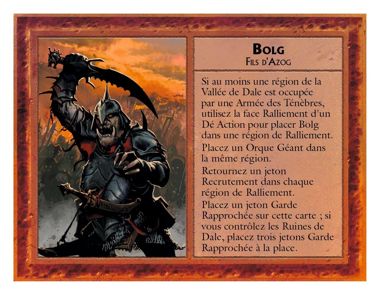 La Bataille des Cinq Armées Carte