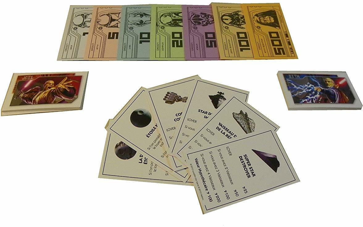 Monopoly: Star Wars - Édition Saga Cartes
