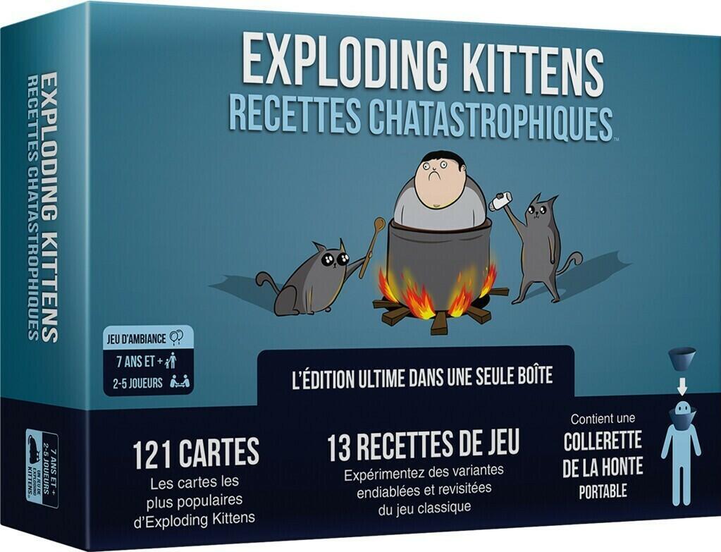 Exploding Kittens: Recettes Chatastrophiques Cover 3d