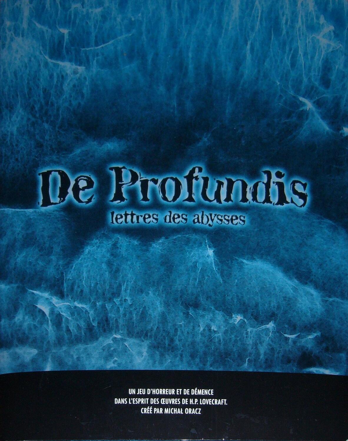 De Profundis Cover
