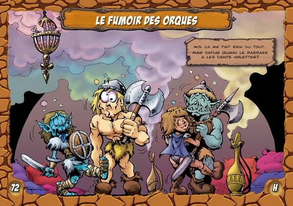 Le Donjon de Naheulbeuk: La Marche Barbare Carte