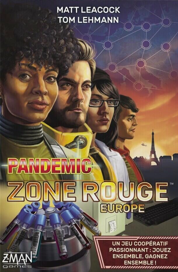 Pandemic Zone Rouge: Europe Cover