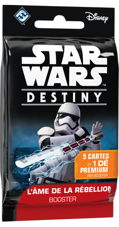 Star Wars: Destiny - Booster L’Âme de la Rébellion Cover Transparent