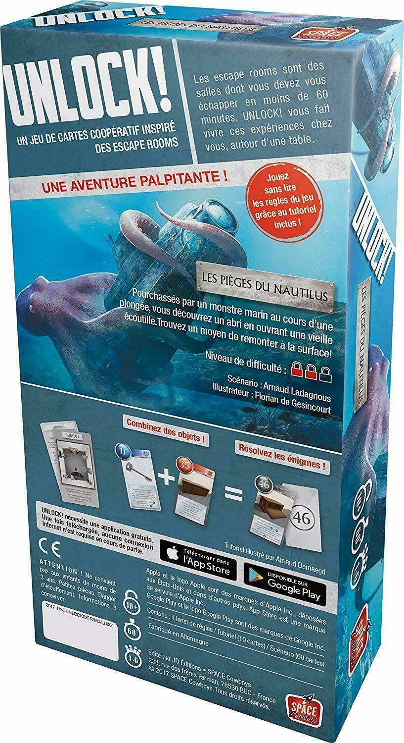 Unlock ! Les Pièges du Nautilus Back 3d