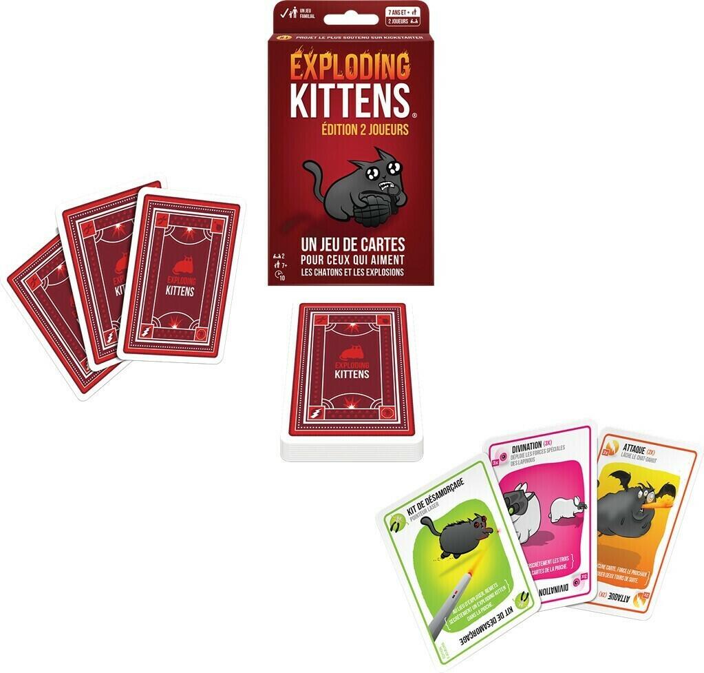 Exploding Kittens: Édition 2 Joueurs Eclate