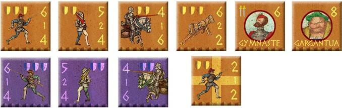 The Picrocholine Wars Jetons