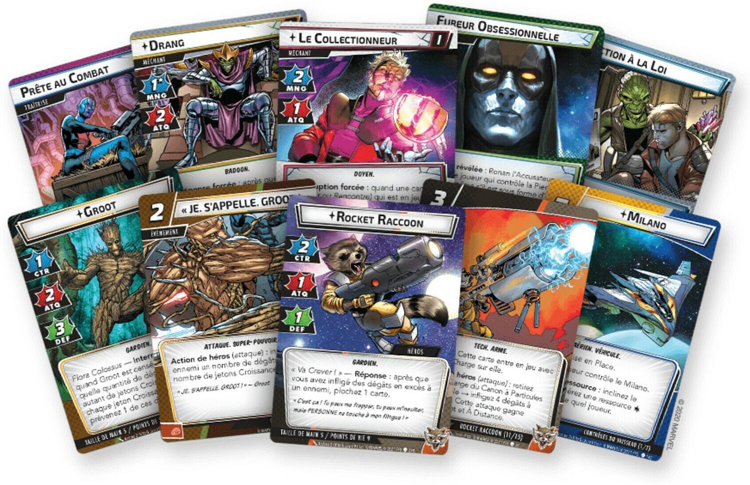 Marvel Champions: Le Jeu de Cartes - Convoitise Galactique Cartes