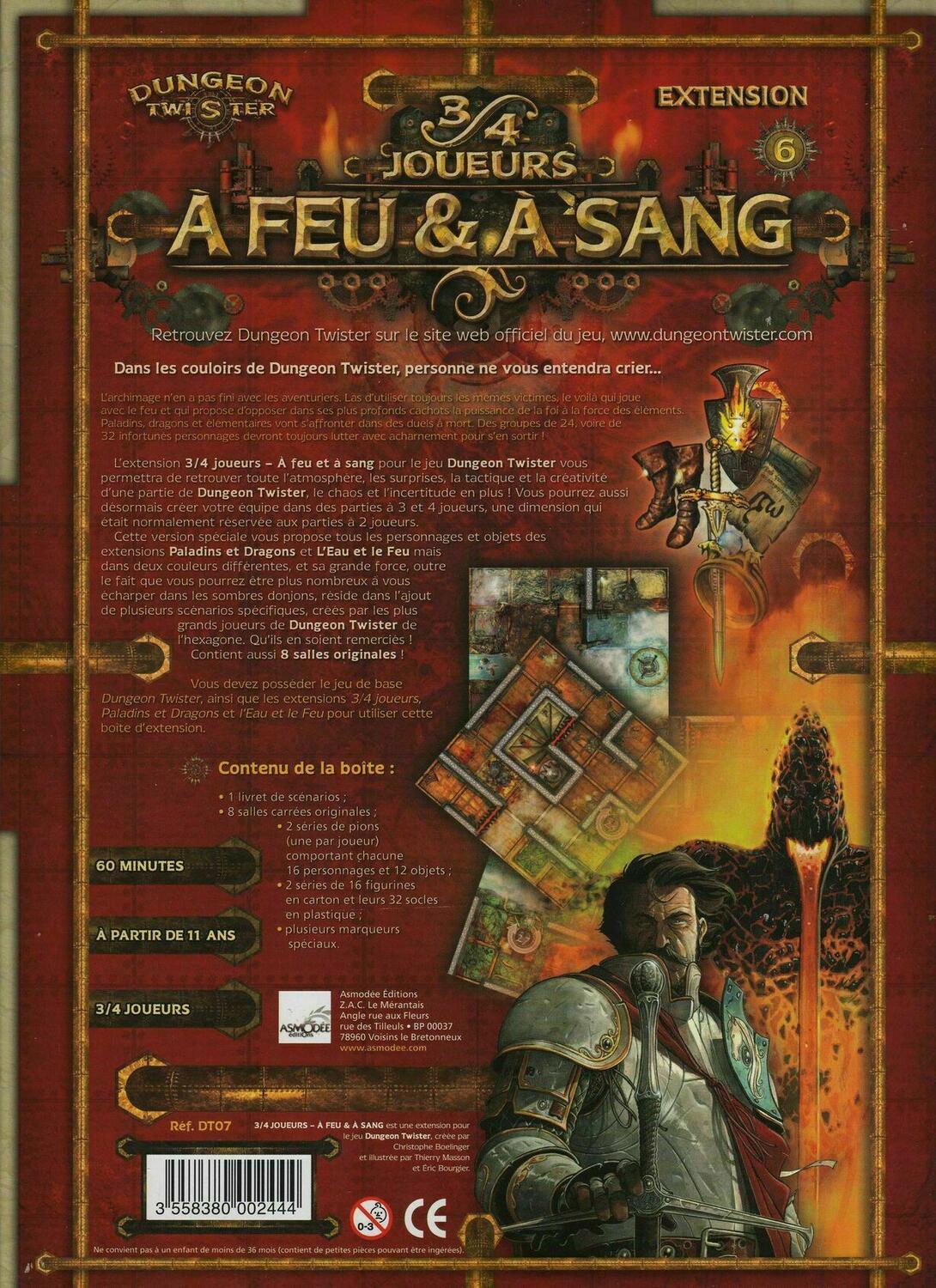 Dungeon Twister: À Feu & À Sang Back