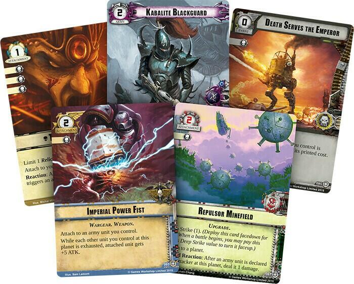 Warhammer 40,000: Conquest - Contre le Grand Ennemi Cartes