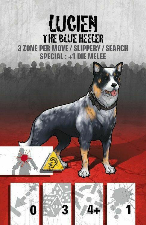Zombicide: Box of Dogs Set #6 - Dog Companions Carte