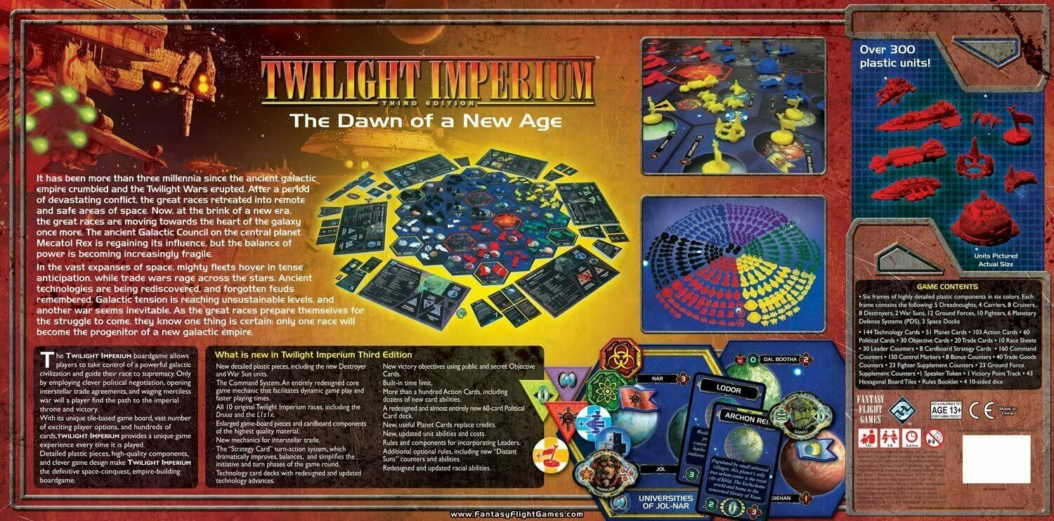 Twilight Imperium: Third Edition Back