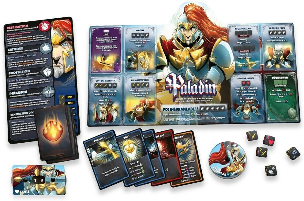 Dice Throne: Saison 1 - Moine vs Paladin Eclate