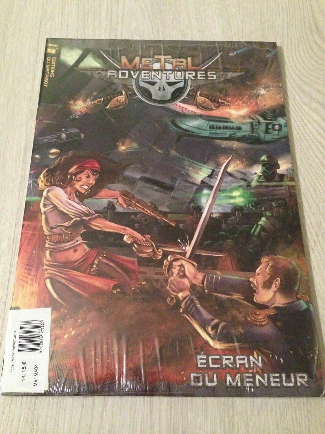 Metal Adventures: Écran du Meneur Cover 3d