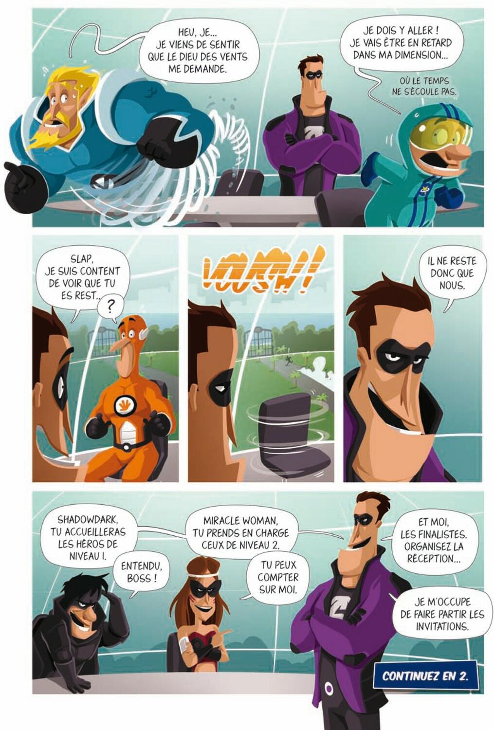 Mystery: La BD Dont Vous Êtes le Super Héros Page