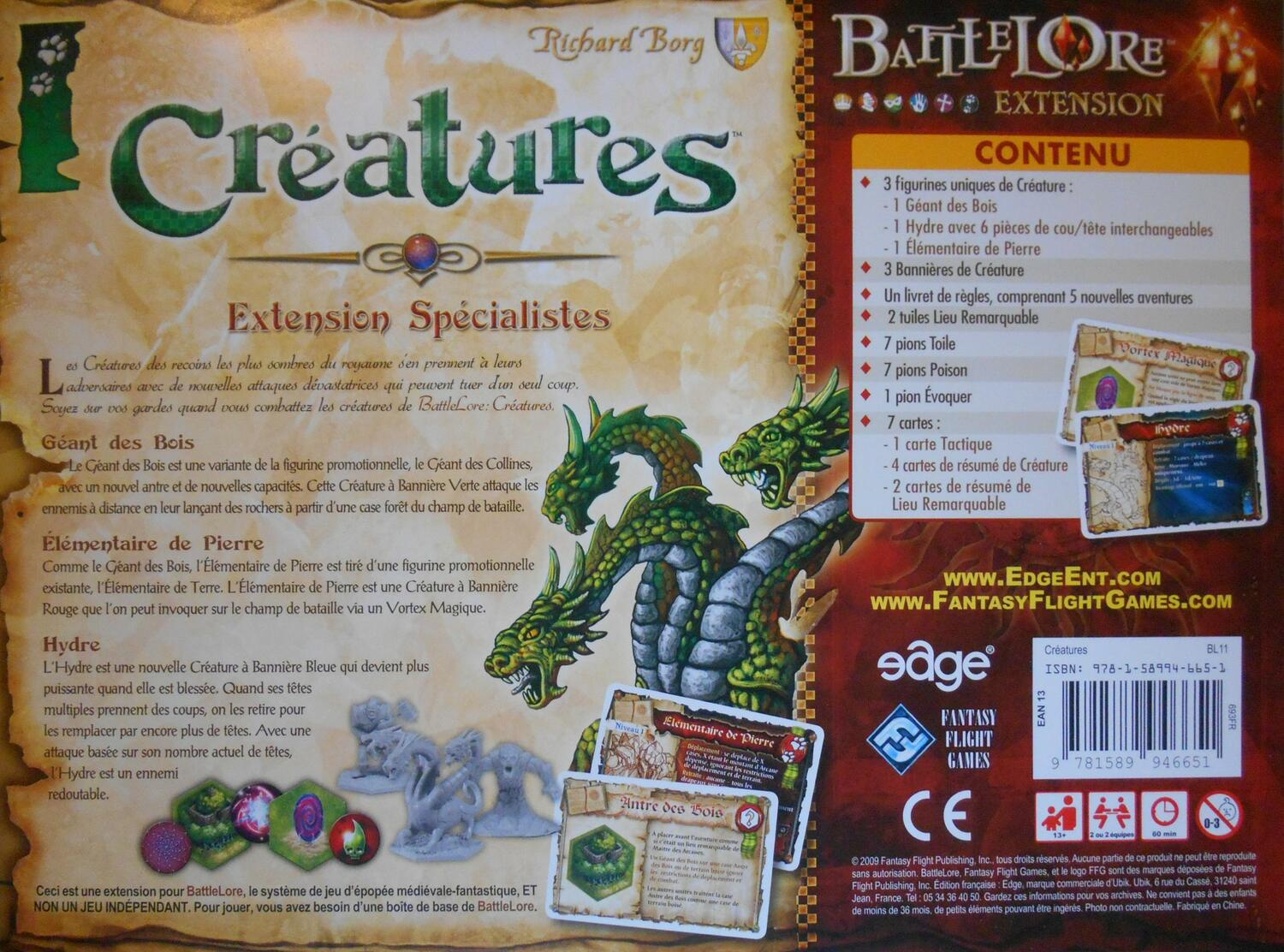 BattleLore: Créatures Back