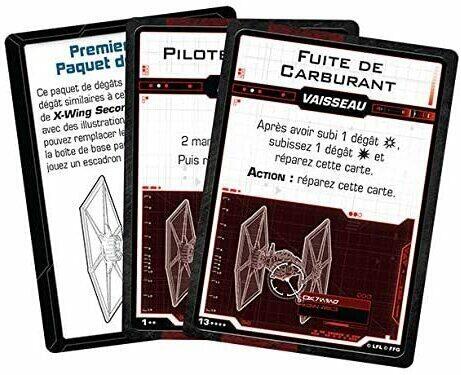 Star Wars: X-Wing - Premier Ordre - Paquet de Dégâts Cartes