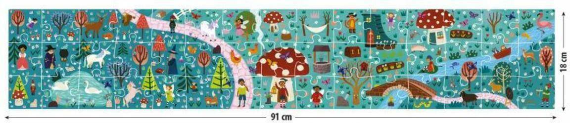 Fantastic World: Long Puzzle & Stickers Eclate