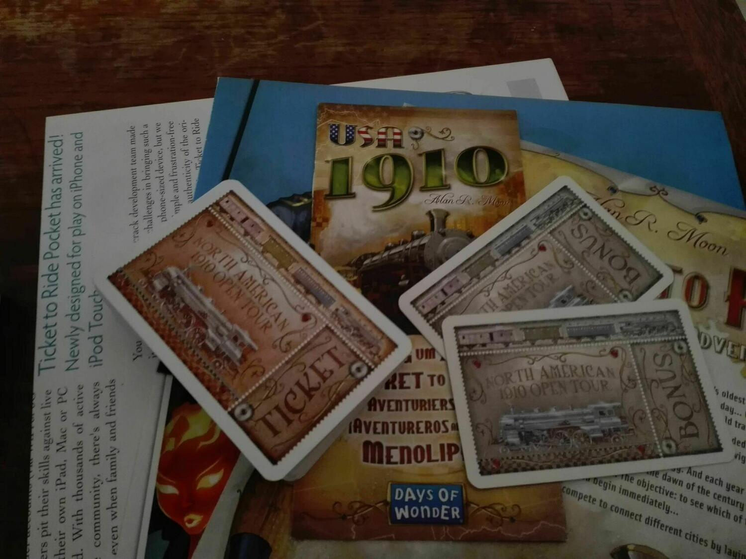 Les Aventuriers du Rail: USA 1910 Eclate