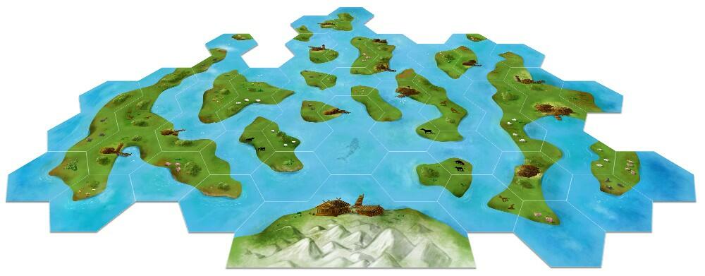 Explorateurs de la Mer du Nord Map