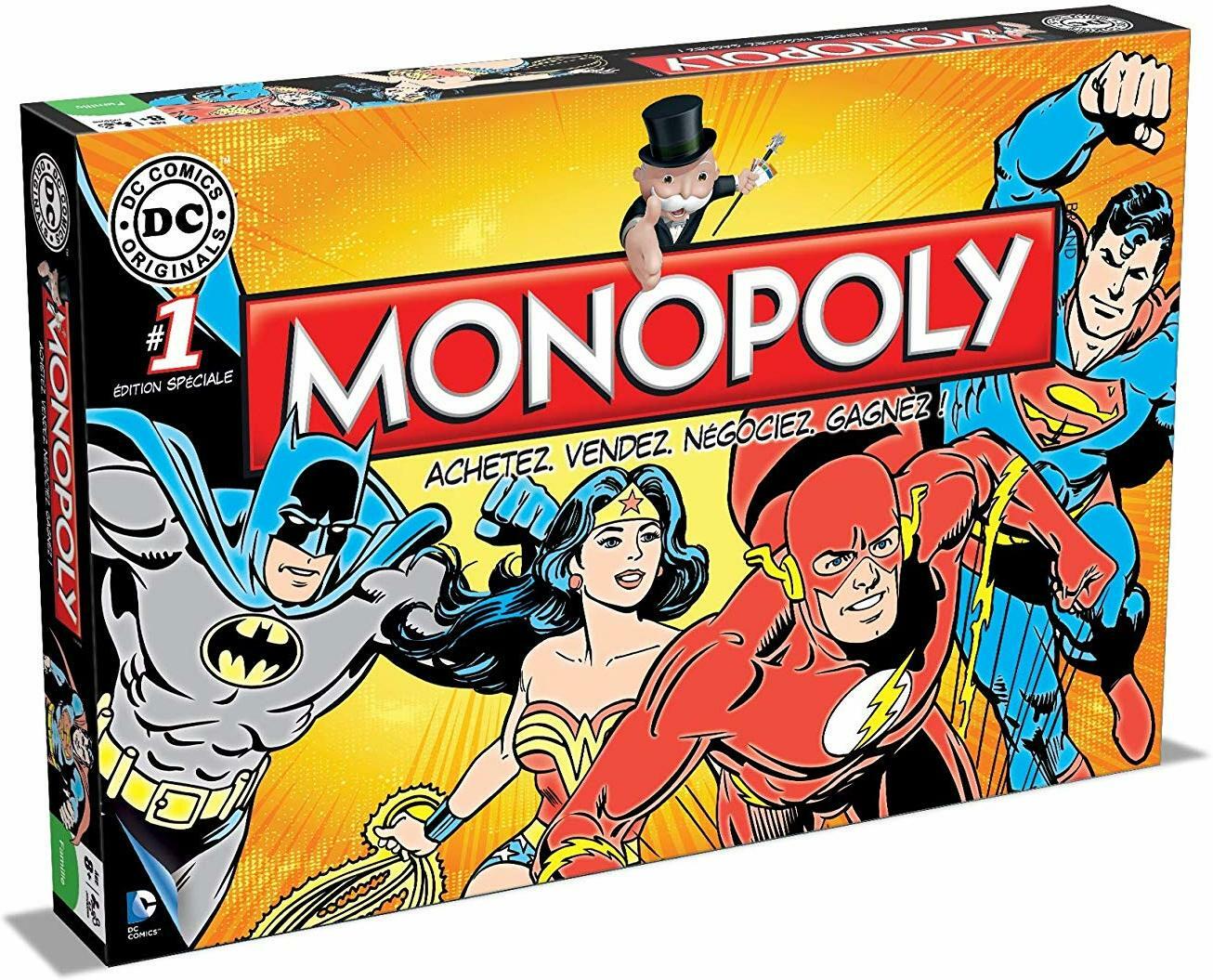 Monopoly: DC Comics Cover 3d
