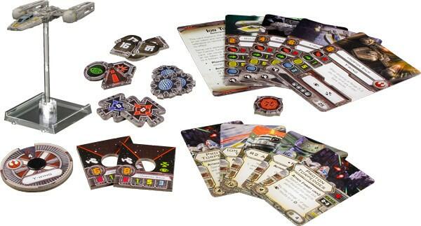 Star Wars: X-Wing - Le Jeu de Figurines - Chasseur Y-Wing Eclate