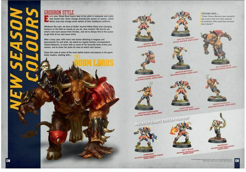 Blood Bowl: Le Jeu de Football Fantastique - Almanach 2018 Pages