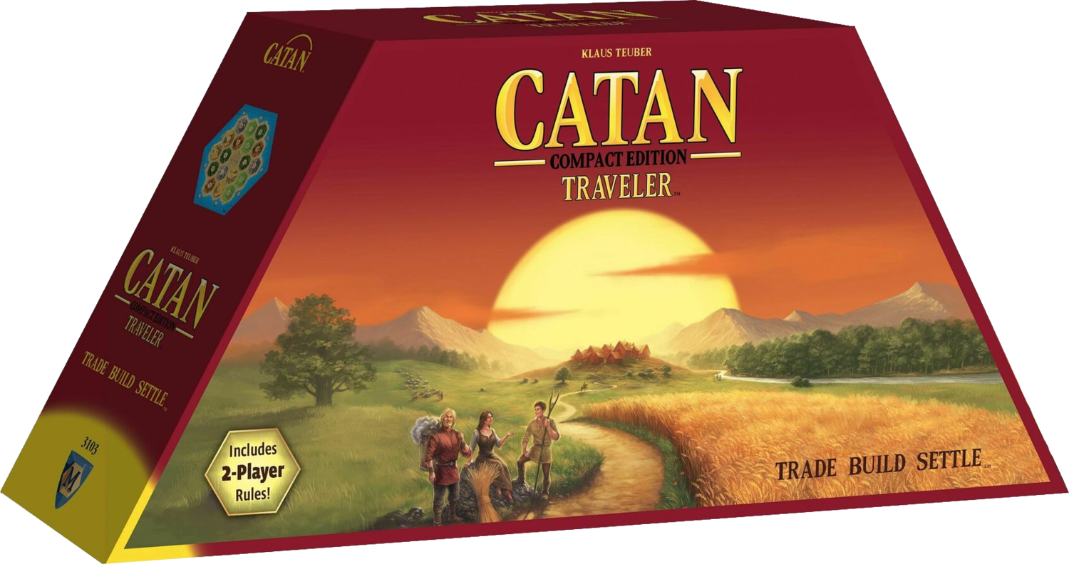 Catan: Traveler - Compact Edition Cover Transparent