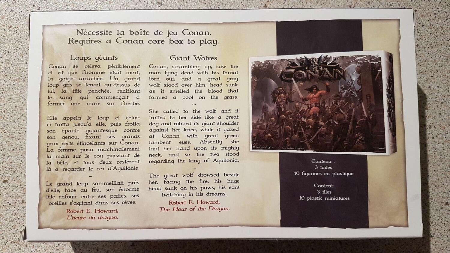 Conan: Loups Géants Back 3d