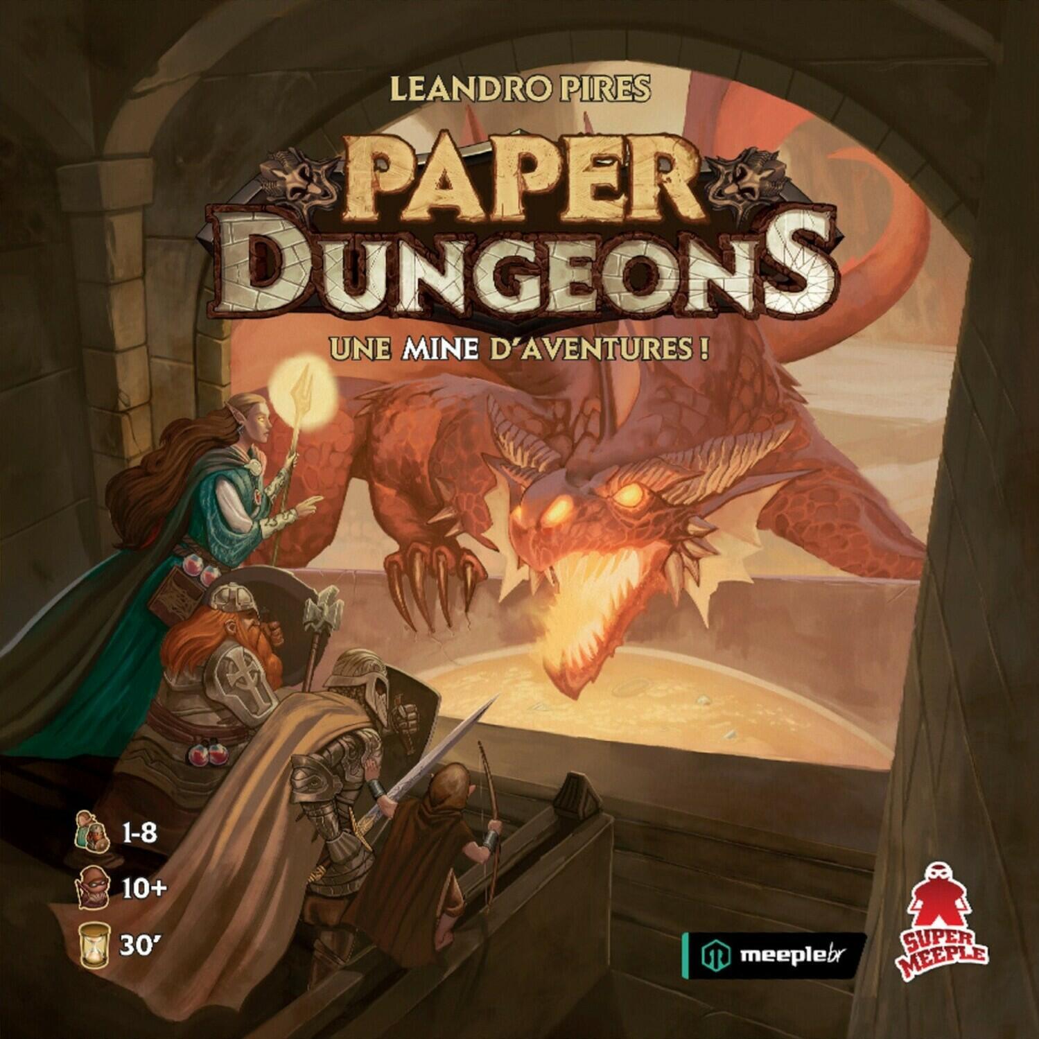 Paper Dungeons: Une Mine d'Aventures ! Cover
