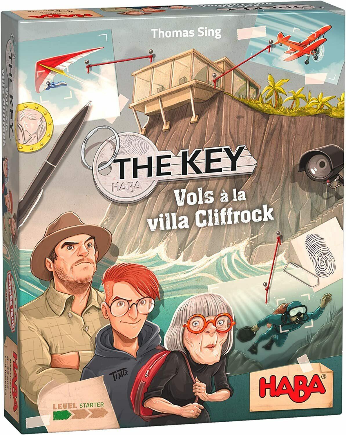The Key: Vols à la Villa Cliffrock Cover 3d