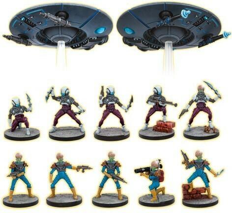 Mars Attacks: Le Jeu - L'Humanité Résiste Figurines