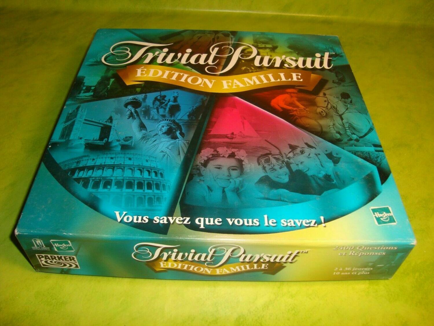 Trivial Pursuit: Édition Famille 2001 Cover 3d