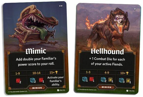 Roll Player: Démons et Familiers Cartes