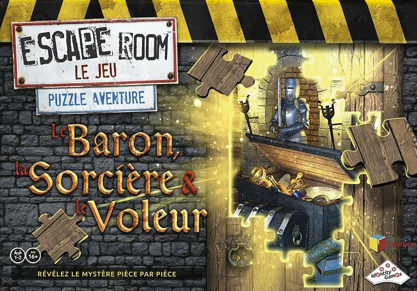 Escape Room: Le Jeu - Puzzle Aventure - Le Baron, La Sorcière & Le Voleur Cover