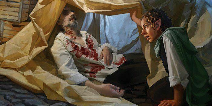 Le Seigneur des Anneaux: Le Jeu de Cartes - Meurtre au Poney Fringant Artwork