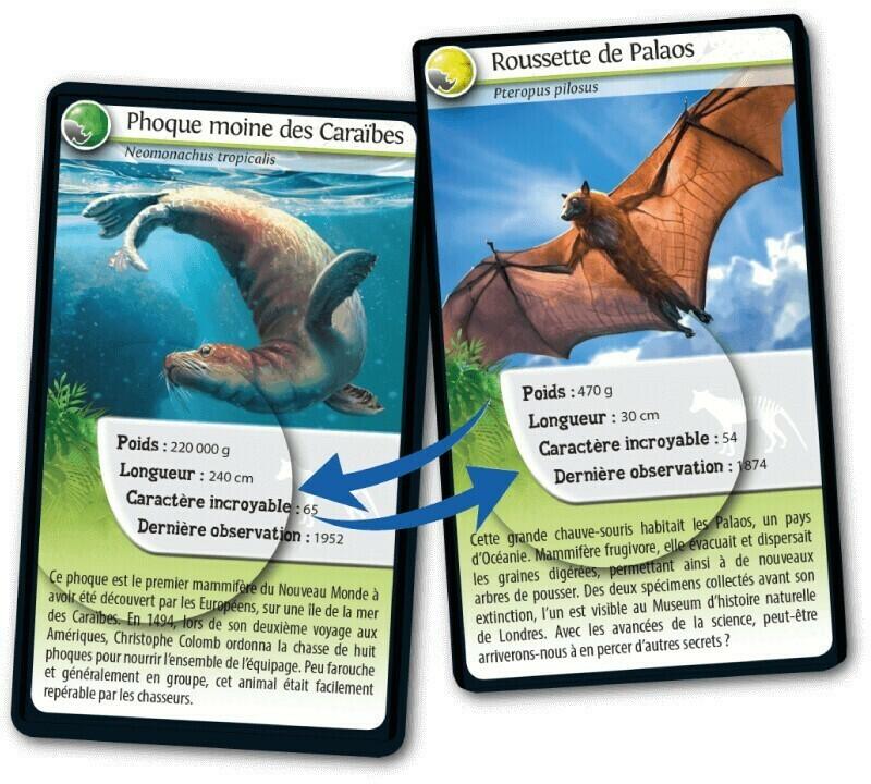 Défis Nature: Animaux Disparus Cartes