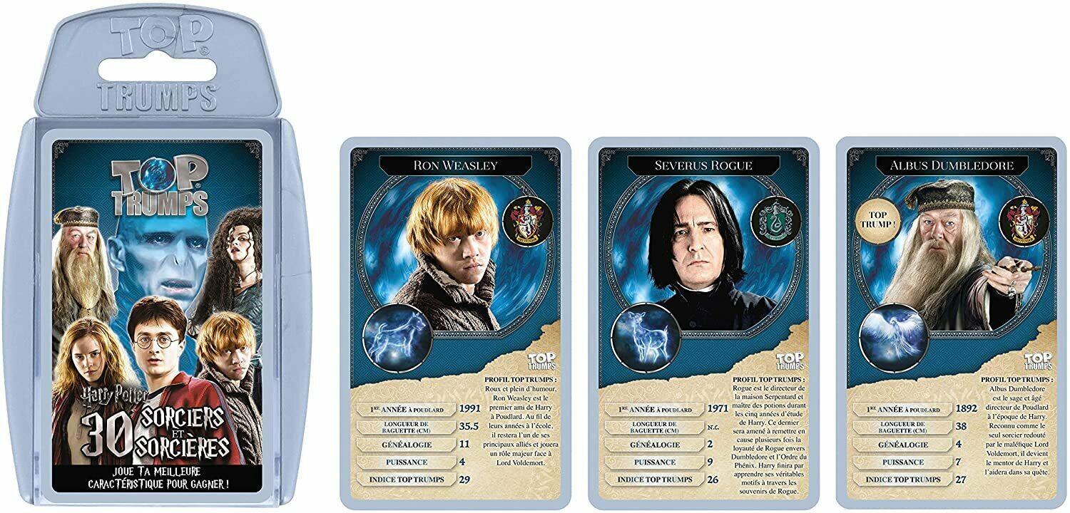 Top Trumps: Harry Potter - Sorciers et Sorcières Eclate