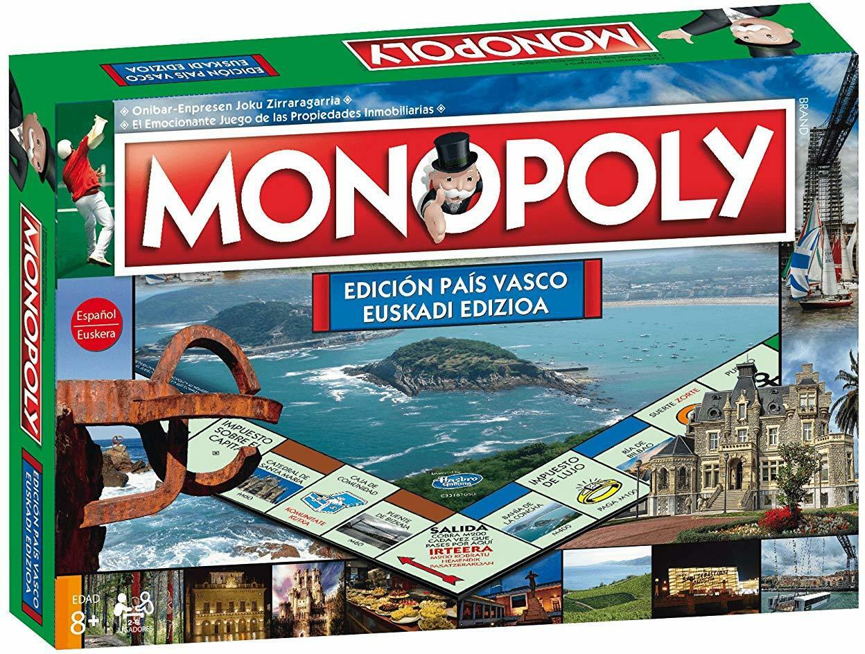 Monopoly: Edición País Vasco Euskadi Edizioa Cover 3d